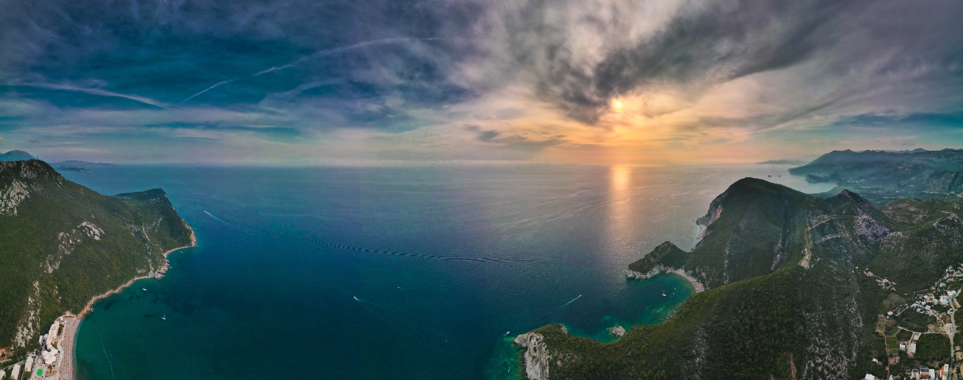 Panorama crnogorske obale